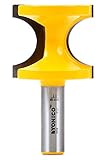 Yonico 13118 1-Inch Bead Bullnose Router Bit 1/2-Inch Shank