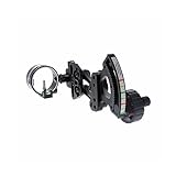 TRUGLO RANGE-ROVER Series Single-Pin Moving Bow Sight, Black, Left-Handed, .019' Pin, Toolless Micro-Adjustable Windage