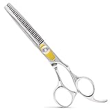 Equinox International, Professional Hair Scissors, Japanese Stainless Steel-Barber Hair Cutting Texturizing Thinning Razor Edge Series Teeth Shears for Men/Women/Kids/Salon & Home-6.5' Overall Length