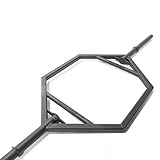 Power Systems Hex Trap Barbell - ACFT Approved 60lb Bar in Black Powder-Coated Finish
