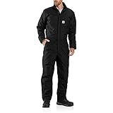 Carhartt mens Yukon Extremes Loose Fit Insulated Coverall Work Utility Outerwear, Black, XX-Large US