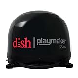 Winegard PL-8035 Black Dish Playmaker, Dual HD RV Satellite Antenna Dual Receiver Capability