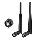 Eightwood 5dBi 2.4GHz WiFi Antenna RP-TNC Male Antennas (2-Pack) Compatible with Trimble Robotic Total Stations, Wireless Router Linksys WRT54G