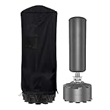 Standing Boxing Bag Cover Outdoor Waterproof, GS Alderaul Freestanding Punching Bag Cover, Adjustable Outdoor Heavy Boxing Bag Protective Cover
