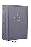 NET, Abide Bible, Cloth over Board, Blue, Comfort Print: Holy Bible