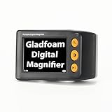 Gladfoam Digital Video Magnifier for Low Vision Portable Electronic Magnifier Reading Aids for Seniors 3.5 Inch LCD Screen 2x-25x Zoom for Students, The Elderly in Reading, Newspapers