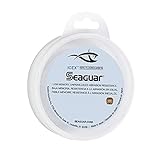 Seaguar IceX Fluorocarbon – Low Memory, Micro Diameter with Exceptional Abrasion Resistance, Knot and Tensile Strength, More Sensitive to Help Detect Bites, Made for Hard Water,Clear,6-Pounds/50-Yards