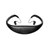 Waterproof MP3 Player for Swimming, Tayogo IPX8 8GB Underwater Headphones with Shuffle Feature, for Water Sports, Running, Diving-Black