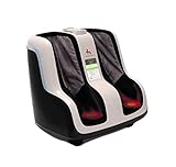 Human Touch Reflex SOL Foot & Calf Massager w/ Heat - Plantar Fasciitis Relief + Circulation + Shiatsu Deep Kneading + Vibrating for Stress + Compression - Adjustable for Women and Men up to Size 12