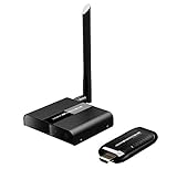 weJupit Wireless HDMI Extender Kit, 1080p HD Transmitter & Receiver to TV or Projector, Compatible with Laptops PC Blu-ray DVD Cable Satellite Box PS3 PS4 Xbox 360 Xbox One (Up to 30m with IR)