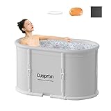 Cusprtm Portable Bathtub for Adults, Foldable Bathtub Installation-free Collapsible Bathtub With Storage Bag, High-density Insulation Materials, Family SPA Soaking Tub for Shower Stall
