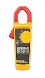 Fluke 323 Clamp Meter For Commercial/Residential Electricians, Measures AC Current To 400 A,Measures AC/DC Voltage To 600 V, Resistance And Continuity, Includes 2 Year Warranty And Soft Carrying Case
