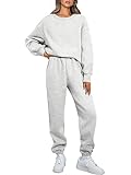 AUTOMET Womens 2 Piece Outfits Oversized Sweatsuit Fall Fashion 2023 Track Suits Matching Sets Sweatshirts Going Out Casual Winter Clothes Sweatpants with Pockets