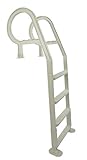 Champlain Plastics Above Ground Pool Deck Ladder Adjustable Upto 54'. Made is USA