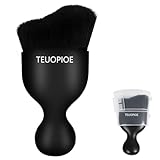 TEUOPIOE Auto Interior Dust Brush, Car Detailing Brush, Soft Bristles Detailing Brush Dusting Tool for Automotive Dashboard, Air Conditioner Vents, Leather, Computer,Scratch Free (Black)