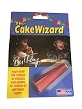 The Cake Wizard BEST PARTY EVER! Safe Birthday Candle blower, Safe Fun Way to Blow Out Birthday Candles, Reusable, No Batteries Required, 1 Count Cake Birthday Party Blower