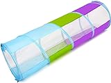 Kids Play Tunnel for Toddlers 1-3, Tunnels for Kids to Crawl Through Indoor Outdoor Pop Up Play Tent for Toddler Babies Children Girl Boy Game Toys 5ft Long
