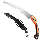 13.8 Inch Hand Pruning Saws for Tree Cutting Curved Blade Saw with SK-5 Steel Hard Teeth