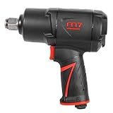 M7 3/4-inch Air Impact Wrench with EZ Grease Anvil and Pistol Grip NC-6255QH Industrial, Motorcycle, and Automotive Tool, Handheld Pneumatic Torque Wrench with 1400 ft-lb Max Torque