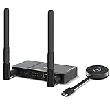 Elegant Choise Wireless HDMI Transmitter and Receiver, Wireless HDMI Splitter/Adapter/Extender Stream 4K Audio&Video from Laptop/PC /Phone to TV/Projector/Displays for Students/Business Professionals