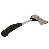 Coleman Camp Axe, Rugged Outdoor Hatchet Easily Splits Wood for Fires or Stoves, Flat Edge Hammers Stakes while Notch Pulls Stakes, Drop-Forged Steel Head with Non-Slip Grip