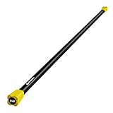 LIONSCOOL Foam Padded Strength Training Weight Bar, Solid Steel Workout Weighted Bar, 5-30lbs, for Body Sculpting, Exercise, Physical Therapy, Aerobics in Home and Gym 5LB