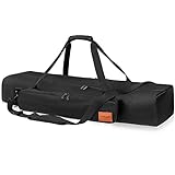 TORIBIO Tripod Carrying Case, 35' Single Compartment Bag with Adjustable Shoulder Strap and Handle, for Speaker Stands, Light/Lighting Stand, Mic/Microphone Poles