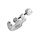 RIDGID 29963 Model 35S 1/4' to 1-3/8' Stainless Steel Tubing Cutter with X-CEL Knob, Silver, Small