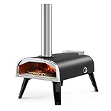 aidpiza Pizza Oven Outdoor 12' Wood Fired Pizza Ovens Pellet Pizza Stove for Outside, Portable Stainless Steel Pizza Oven for Backyard Pizza Maker Portable Mobile Outdoor Kitchen