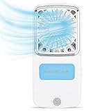 Arctic Air Portable Fan, Pocket Chill Handheld Mini Fan, Rechargeable Personal Air Cooler with Hydro-Chill Technology, 3 Speeds & Built-in-Kickstand, Cordless for Travel, Indoor or Outdoor Use