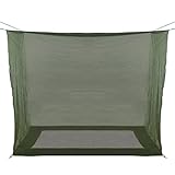 Aventik No-See-Um Premium Rectangular Camping Mosquito Net, The Ultra-Fine Mesh Olive-Green Easy to Carry&Easy Installation for Double Bed, Hammocks or Camping Use (82x40x69in/208x100x175cm)