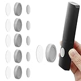 WALLFID 5 Pack Magnetic Remote Control Holder Wall Mount Holders Hole-Free Phone Charging Organizer Storage Containers For Home Office School Supply Storage - strong magnet securely hold (Grey)