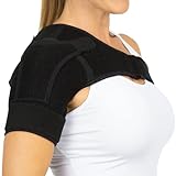 Vive Shoulder Stability Brace - Injury Recovery Compression Support Sleeve - for Rotator Cuff Injuries, Arthritis, Sprain, Dislocation, PT - Targeted Inflammation Pain Relief