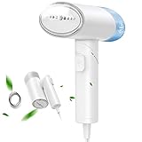 Steamer for Clothes, Handheld Garment Steamer Clothing, 15 Second Fast Heat-up, Foldable Handheld Clothing Wrinkles Remover for Garments, Portable Mini Fabric Steam Iron for Home Office Travel