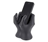 The Art of Hand Mobile Phone Holder (Black Matte Finish) by ARAD