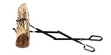 Rocky Mountain Goods Firewood Tongs - Reinforced Wrought Iron for Extra Strength - 26” - Log Grabber for up 12” Thick logs - Log - Rust Resistant Finish Fireplace Tongs for Indoor/Outdoor (1)