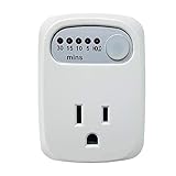 SIMPLE TOUCH Auto Shut-Off Safety Outlet, 30 min 15 min 10 min 5 min Countdown Timer with HOLD option