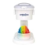 Hawaiian Shaved Ice Kid-Friendly S700 Classic Snow Cone and Shaved Ice Machine with Instruction Manual, Tip Card, and 1-year Manufacturer’s Warranty, 120V, White