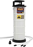 Mityvac MV7400 Manual Automotive Fluid Evacuator with Dipstick Tubes, Automatic Overflow Prevention, 1.9 Gallon, Engine and Transmission Fluid Adapters