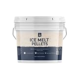Pure Original Ingredients Ice Melt Pellets (1 Gallon) Fast-Acting & Powerful, Safe on Concrete, Asphalt & Wood, Non-Corrosive
