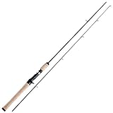 Sougayilang Fishing Rods Graphite Lightweight Ultra Light Trout Rods 2 Pieces Cork Handle Crappie Casting Fishing Rod(Cast-6'0'')