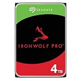 Seagate IronWolf Pro, 4 TB, Enterprise NAS Internal HDD –CMR 3.5 Inch, SATA 6 Gb/s, 7,200 RPM, 256 MB Cache for RAID Network Attached Storage (ST4000NT001)
