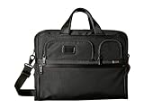 TUMI Compact Large Screen Laptop Brief - With Magnetic Closure - 17-Inch Computer Bag for Men and Women - Black