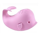 Bath Spout Cover for Bathtub - Protects Baby from Bumping Head During Bathing Time Baby Faucet Cover Universal Faucet Protective Cover Whale Design (Pink)