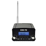MaxDare 7W/1W FM Transmitter for Church Parking Lot - FCC Certified Long Range Stereo Mini Radio Station for Drive-in Movie, Fireworks Show, and Outdoor Events