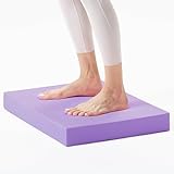 YOTTOY Extra Large Foam Balance Pad Stability Non-Slip Balance Mat Exercise Balance Pad for Physical Therapy Knee Yoga and Training (Purple XL 19.6 * 15.7 * 2.4)