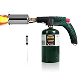 POWERFUL Grill Torch Charcoal Starter,Propane Searing Torch,Charcoal Lighter Campfire Starter,Fire Starter Torch,Sous Vide,Kitchen torch, Charcoal BBQ Grill Gun,Cooking Torch (Fuel Not Included)