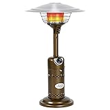 BALI OUTDOORS Patio Heater Gas Portable Tabletop Heater Propane Patio Heaters, Outdoor Table Top Heater W/ Adjustable Thermostat, Suitable For Yard, Commercial Restaurant, Gazebo