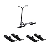 Snow Sled Ski Scooter Conversion Kit Snow Sledge Board Set for Scooter 2 Pairs