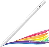Stylus Pen for iPad 2018-2021, Mixoo Rechargeable iPad Pencil Digital Pen with Palm Rejection Compatible with iPad Pro 11 1/2/3rd, Pro 12.9 3/4/5th, iPad 6/7/8th Gen, Air 3/4th, Mini 5/6th